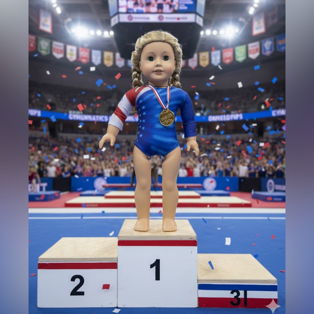 American Girl Doll with Blonde Hair